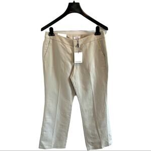 NWT Calvin Klein Favorite Fit Linen Pants Size 10
